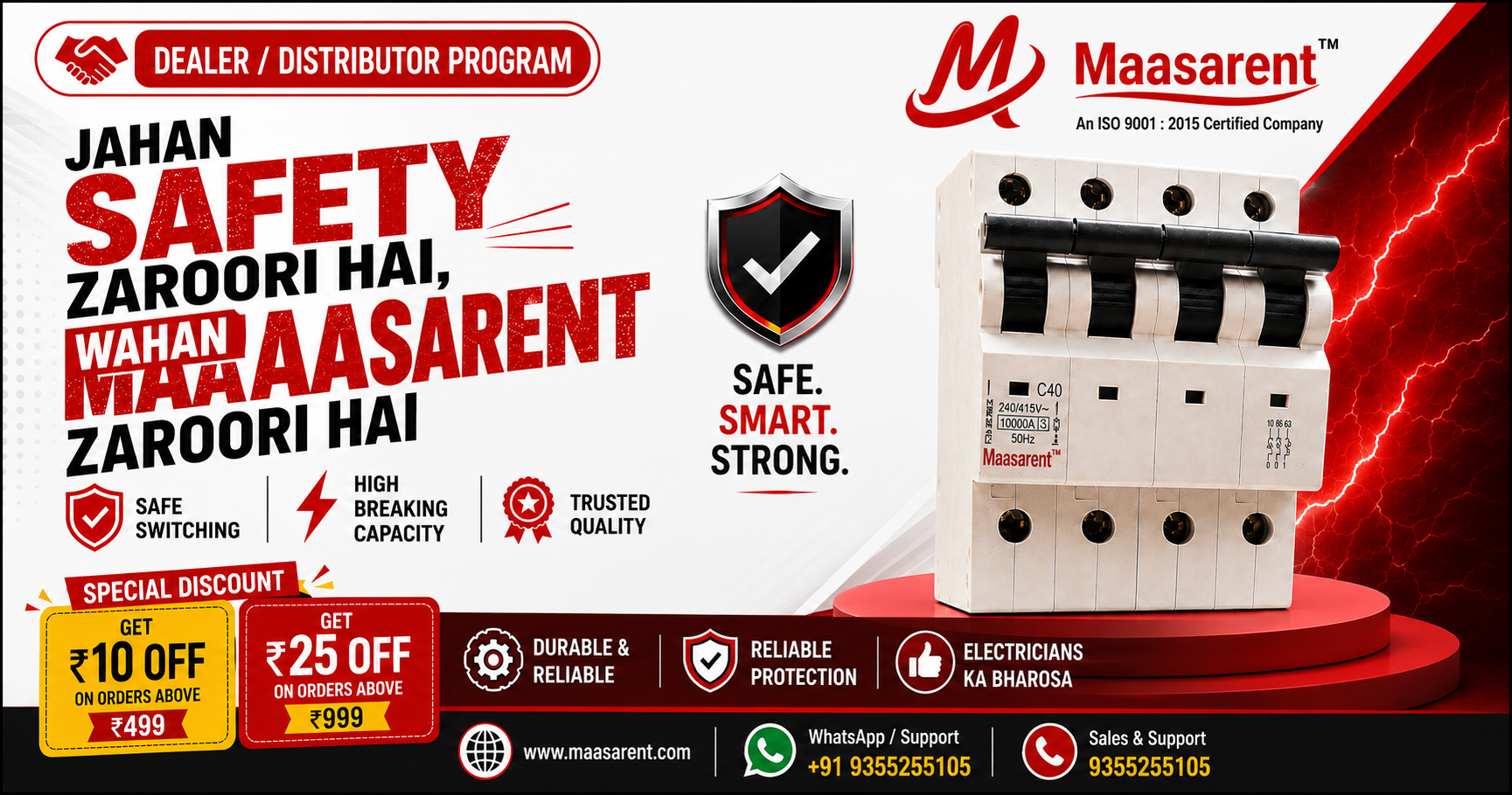 Maasarent MCB – Reliable Electrical Protection for Every Installation