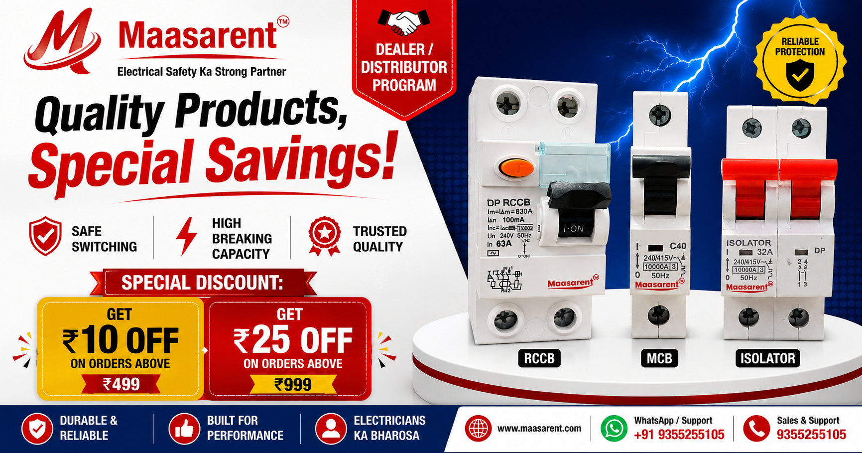 Quality Electrical Products & Special Savings | Maasarent