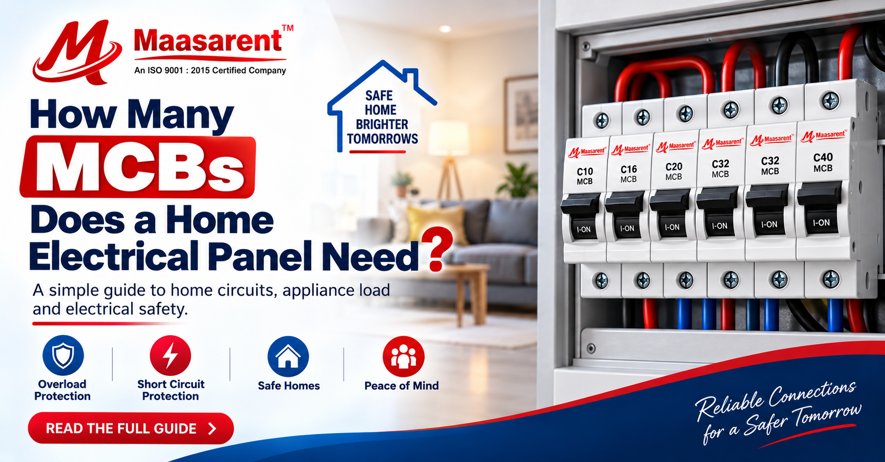 How Many MCBs Does a Home Electrical Panel Need?