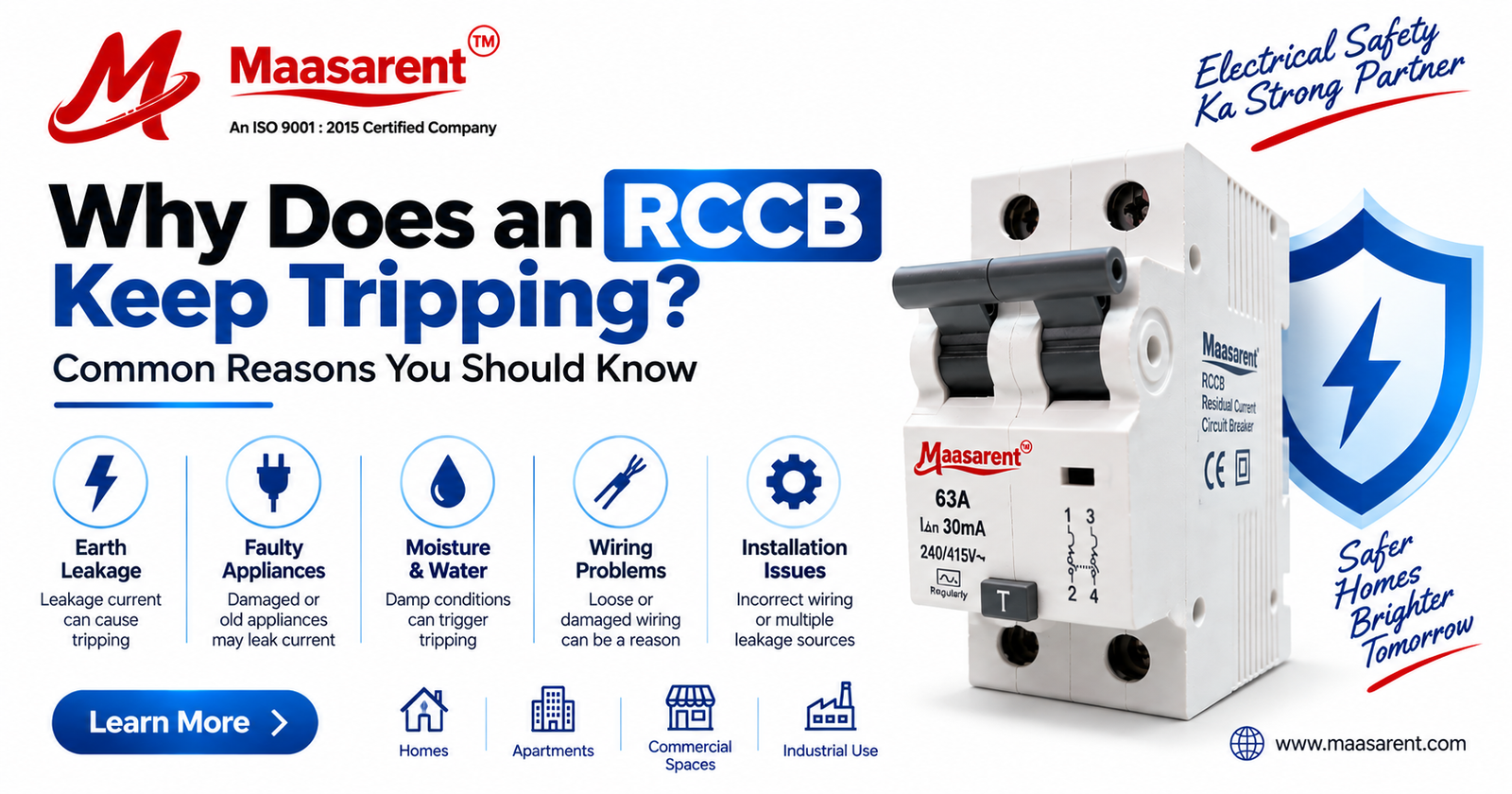 Why Does an RCCB Keep Tripping? Common Reasons | Maasarent