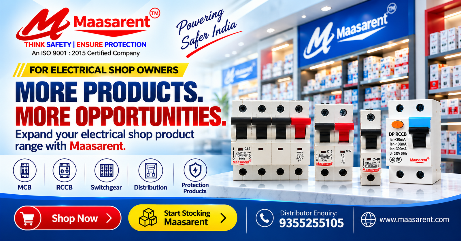 More Products, More Opportunities: Grow Your Electrical Shop with Maasarent