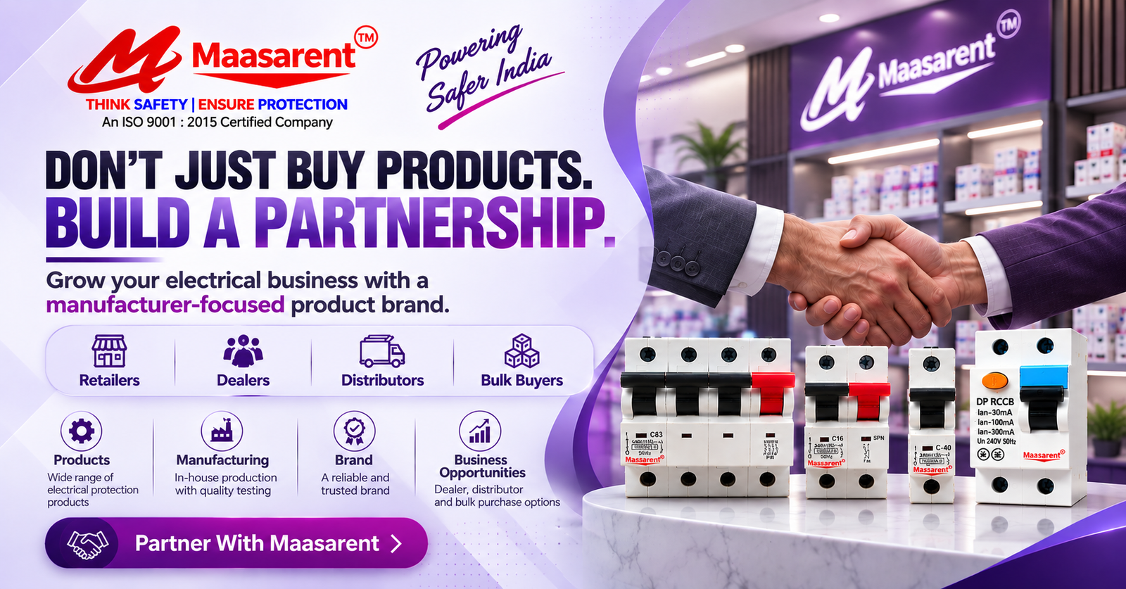 DON'T JUST BUY PRODUCTS. BUILD A PARTNERSHIP. | Maasarent
