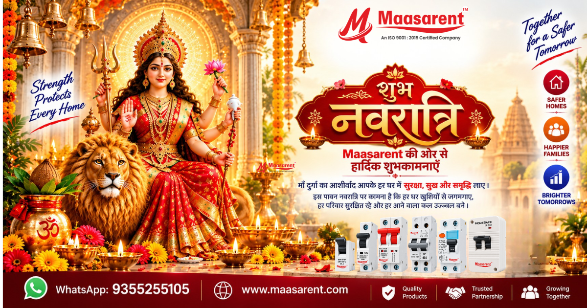 Shubh Navratri Wishes from Maasarent – Safety, Happiness & Prosperity