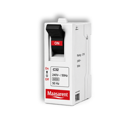 Maasarent Mini MCB Single Pole 32A | High-Performance Circuit Protection