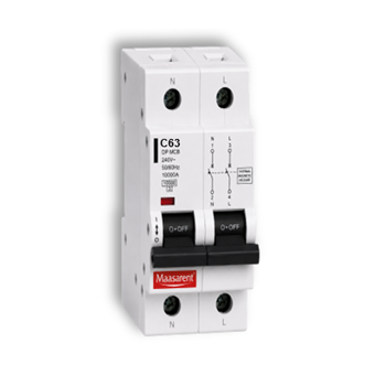 Maasarent 63A Double Pole C-Curve MCB | High-Performance Electrical Protection