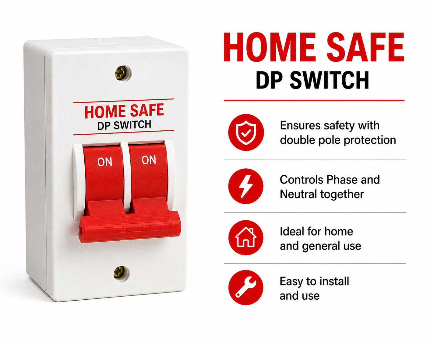 DP Switch - Double Pole Switch