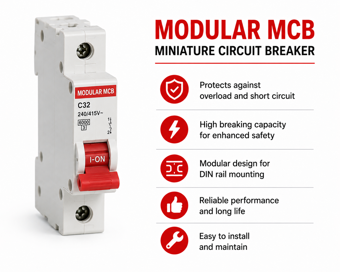 MCB - Miniature Circuit Breaker